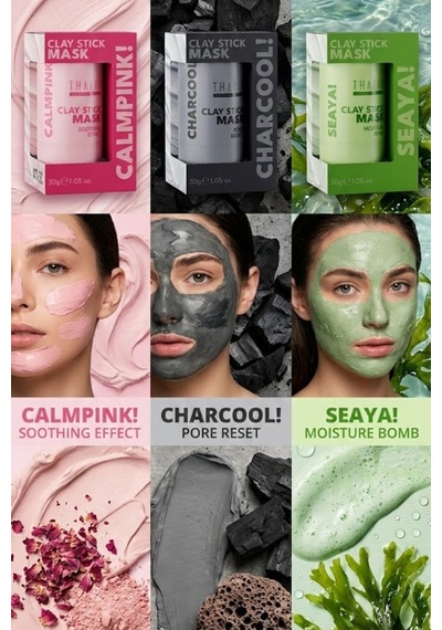 Thalıa Clay Stıck Mask Charcool 30 Gr