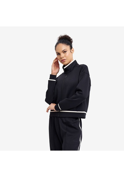 Lescon Siyah Kadın Fermuarlı Sweatshirt 26n-2126