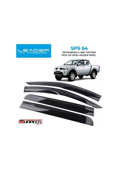 Onkar Cam Rüzgarlığı Sunplex Mugen Mitsubishi L-200 Trition Pick Up 2016-&gt 4lü Sps64 303-025-006