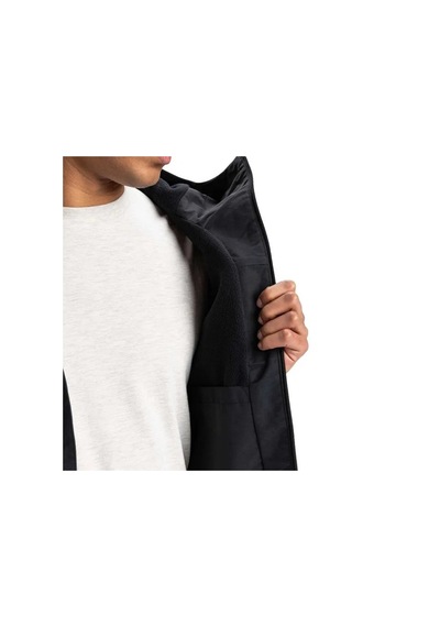 Quiksilver Quıksılver Overcast 3k Warm Jacket Erkek Anthracite - Solid Ceket Eqyjk04202-11793 Siyah