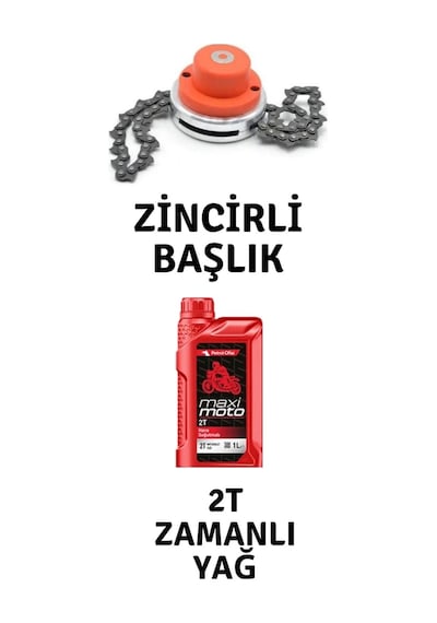 Rapco Zincirli Canavar Başlık Ve Petrol Ofisi Maximoto 2t Zamanlı Yağ