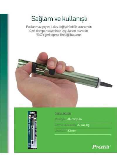 Proskit 8Pk-366D Metal Lehim Pompası