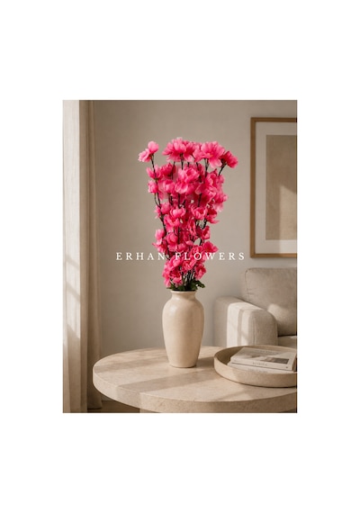 Pembe Bahar Dalı 7 Li Saksısız