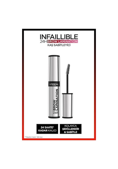 L'Oréal Paris Infaillible 24H Brow Lamination Şeffaf Kaş Sabitleyici