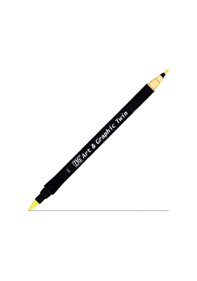 Zıg Art&Graphıc Twın Tut-80 13 Pale Yellow