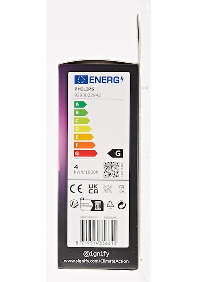 Philips Hue 5.3w Renkli Akıllı B39 E14 Led Ampul, Bluetooth Özell Çok Renkli