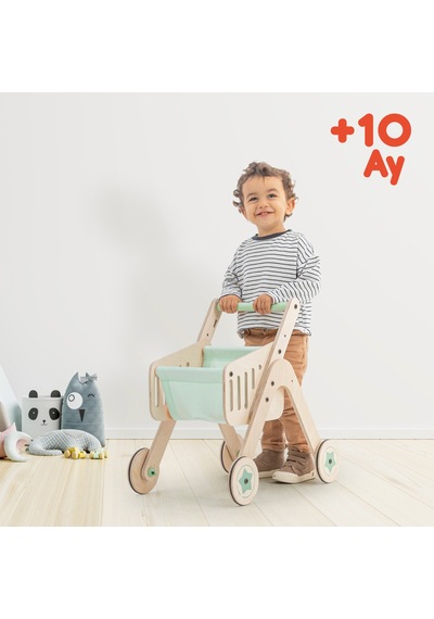 Trio Shopper Yürüteç - Oyuncak Avm Arabası