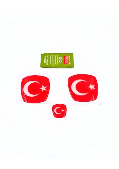 Doblo Fiorino Uyumlu Üçlü Ay Yıldız Logo Seti Ön-arka-direksiyon