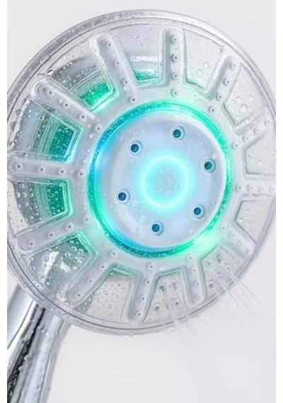 Led Duş Başlığı, Sıcaklık Göstergeli Ve Su Tasarruflu, Krom Renk 6998