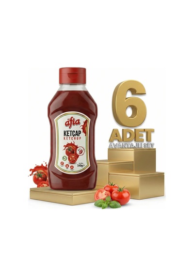 Afia Acılı Ketçap 6x550 Gr