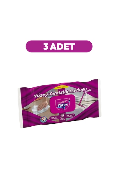 25 Li Yüzey Temizlik Havlusu Large Üçlü Paket Diğer