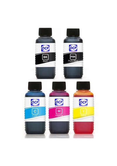 OCP Epson EcoTank ET 7750 Uyumlu Yazıcı Mürekkep Seti 100ml 5 Renk