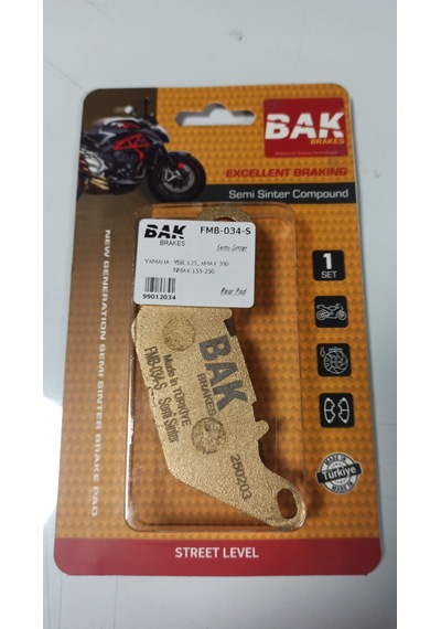 Yamaha Ybr 125 Esd Ön Fren Balatası Gold Semi-sinter