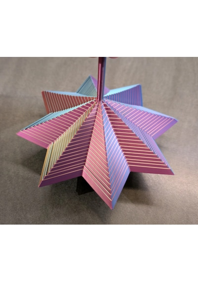 3d Baskı Geometrik Fraktal Stres Yıldızı