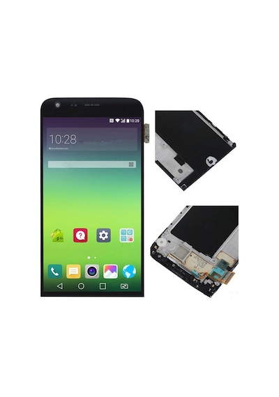 Lg G5 H850 Lcd Ekran Dokunmatik Siyah Çıtalı