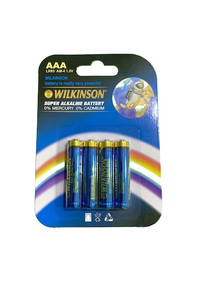 Wılkınson Aaa Lr03 Am 4 4'lü 1 5 V Süper Alkalin İnce Pil