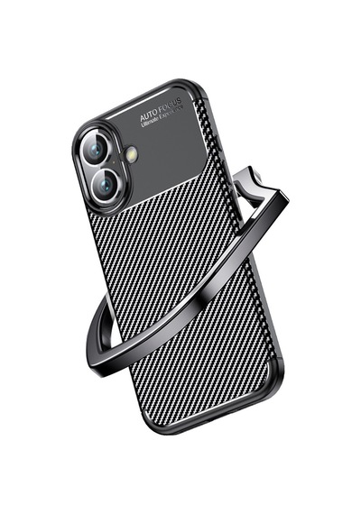 Apple iPhone 16 Plus Uyumlu Zore Negro Silikon Kapak-siyah