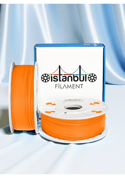 İstanbul Filament 3d Baskı Pla Filament Turuncu 1 Kg Ø 1,75mm 0,05 Mm Bambu Lab Uyumludur 1.75mm