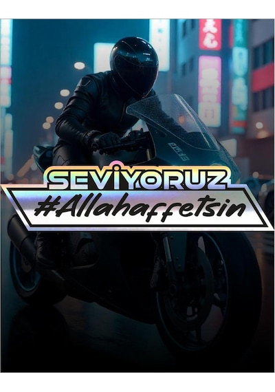 Hologram Tekli Turkısh Aırlınes Araba, Motorsiklet, Kask, Laptop,cam Sticker 15x7 Cm 1