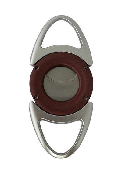 Parmida Gümüş-bordo Metal Puro Makası Kesici - Tr8324