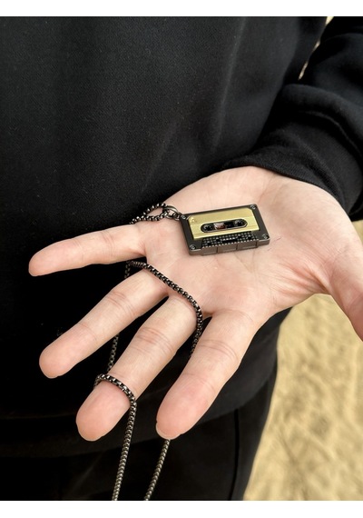 Metalmorphose Kaset Kolye Altın
