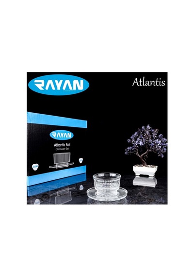 Rayan Atlantis 6'lı Çerez Seti 001 Siyah