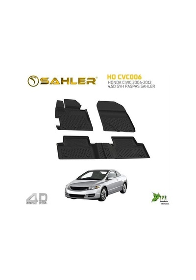 Sahler Paspas Araca Özel Honda Cıvıc 2006-2012 4,5d Syh