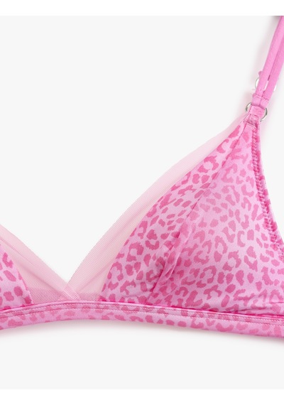 Koton Tül Detaylı Leopar Desenli Bralet Sütyen Pembe Desenli 5slk10054mk Pembe Desenli Pembe Koton Tül Detaylı Leopar Desenli Bralet Sütyen Pembe Desenli 5slk10054mk Pembe Desenli Pembe