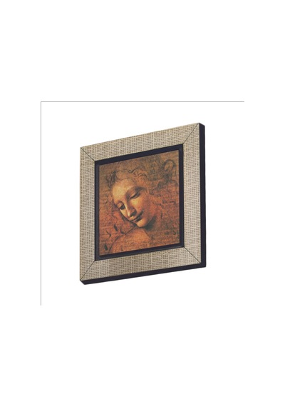 Kadın Başı Eskizi Leonardo Da Vinci, 1508 Baskılı Mdf Magnet 7x7 303