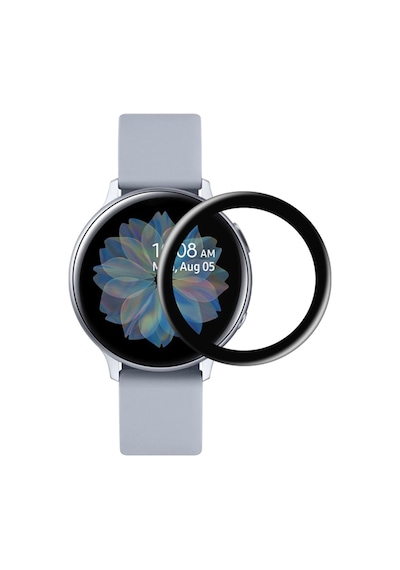 Forzacase Samsung Galaxy Uyumlu Watch Active 2 44mm İçin Çerçeveli Tam Kaplayan 3d Pet Ekran Filmi - Fc016
