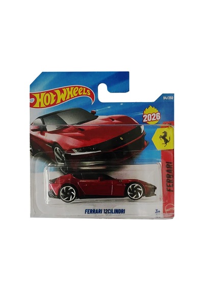 Hot Wheels Ferrari 12cilindri Koruma Kabı Dahil Oyuncak Araba Çok Renkli