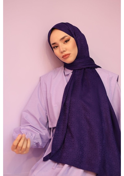 Silk Home Deluxe Şal - Mor - Mor
