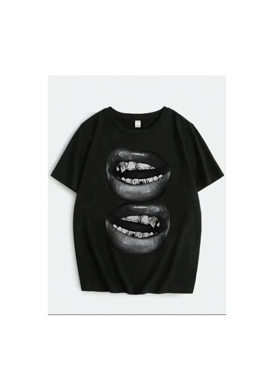 Tarzsokak Adrift Trendpunky Beyaz Grillz Hiphop Baskılı Oversize