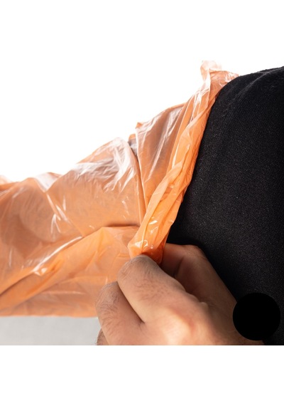 Rektal Eldiven 80 Cm Lastikli Tohumlama Eldiveni W-Orange 100Lü