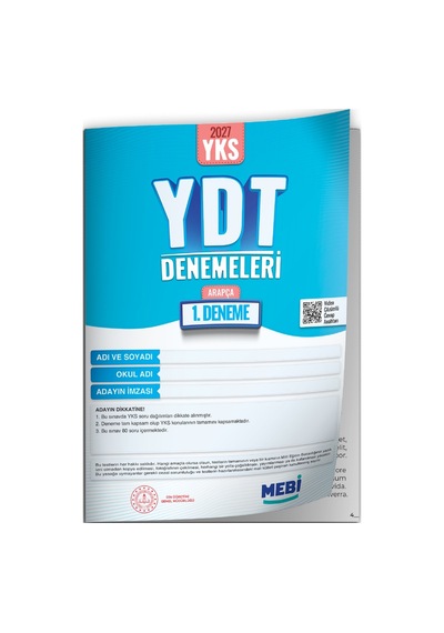 2027 Ydt Arapça Mebi-ogm Online Türkiye Geneli 1. Deneme Büyük Boy Renkli Baskı Ücreti