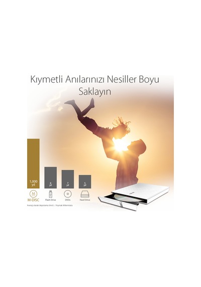 Asus Dvd Sdrw-08d2s-u Lıte Slım Usb 2.0 Beyaz