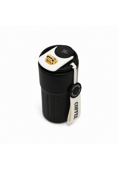 Mahmood Coffee Dereceli Siyah Termos 440 Ml