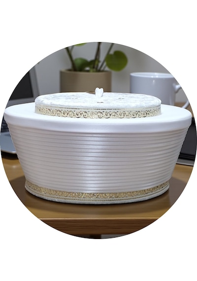 Fabrikam06 Beayaz Sarık İmam Sarığı Cami Sarığı İmam Fesi S076 52 Cm Beyaz