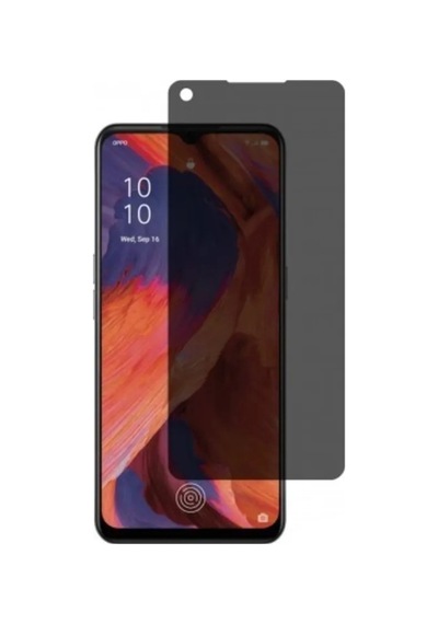 Oppo A73 -uyumlu Privacy Hayalet - Temperli Cam Ekran Koruyucu-anti Static Esd Hd