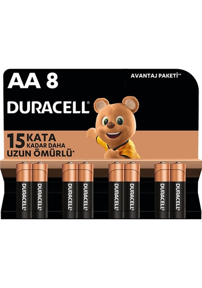 Alkalin Aa Kalem Pil 6+2 Adet 4 Adet