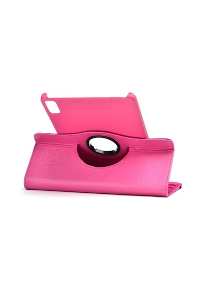 Uyumlu Matepad 10.4 Inç Kılıf 360 Dönebilen Deri Leather New Style Cover Case R18651-pembe
