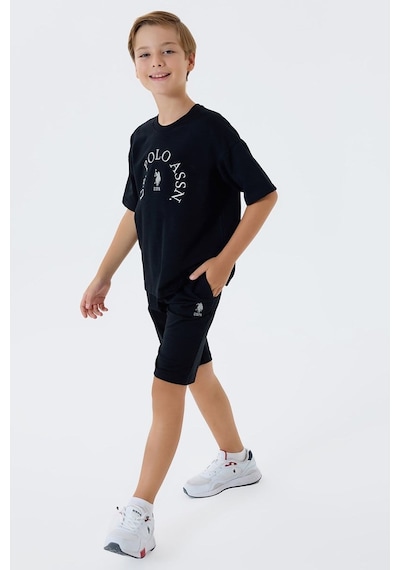 U.S. Polo Assn. Erkek Çocuk Bermuda 2'li Takım Siyah-2627