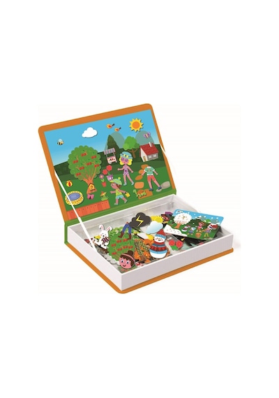 Mevsimler Eğitici Puzzle Manyetik Oyuncaklar Oyuncaklar Magnet Hikaye Oluştur. Zeka