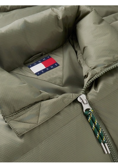 Tommy Hilfiger Tjm Alaska Down Puffer Ext Erkek Yeşil Mont - Dm0dm22036