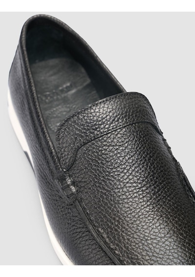 Cabani Loralia %100 Hakiki Deri Siyah Erkek Loafer
