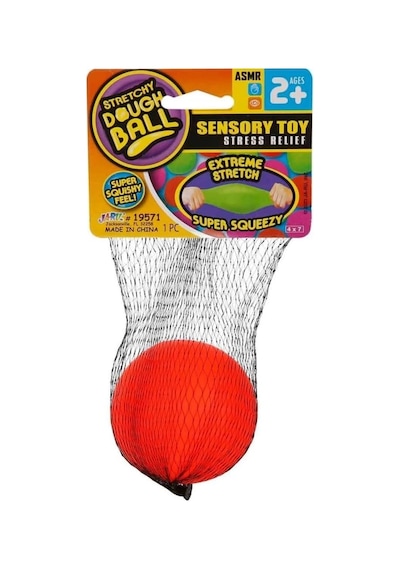Stretchy Dough Ball - Gerginlik Giderici Esnek Oyun Hamuru Topu - Turuncu