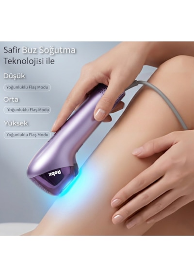 Robx A2030 Ipl Sapphire Sogutma 35 Joule Ultra Güç Hızlı Etki Çoklu Seri Otomatik Atım Mor