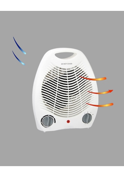 Hnrlıshp Mini Elektrikli Isıtıcı 2000w Güç, Fanlı Isıtma, 3 Isı Modu