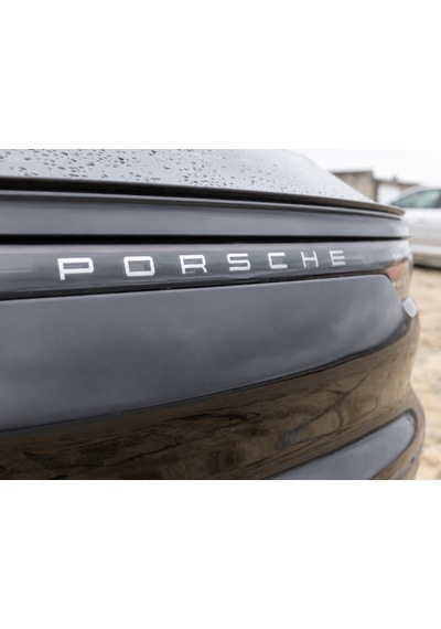 Porsche Bagaj Yazısı Gümüş Renk Porsche Trunk Emblem İn Silver Color Porschegumusyazibagaj