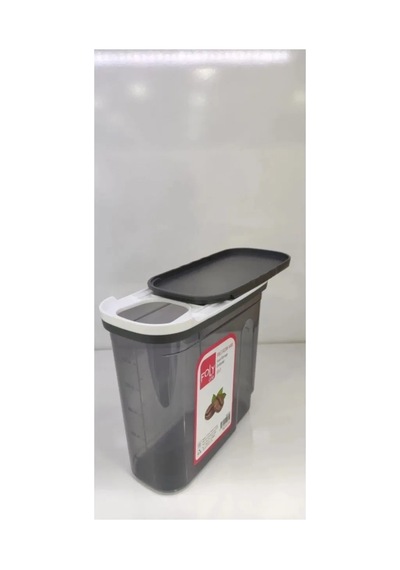 1. 8 Litre Poly Erzak Saklama Kabı Kızaklı Kapak Royaleks-bnm-0650 Diğer